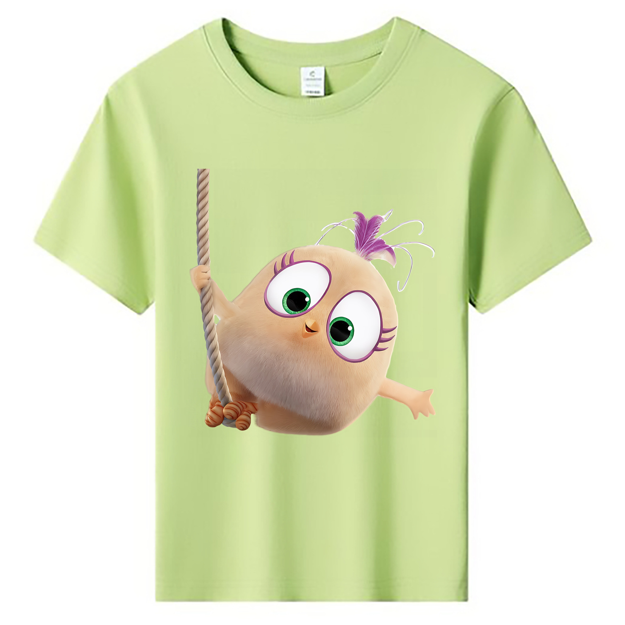 （画像用） Angry Birds アングリーバード 綿100％キッズTシャツ（フロントプリント）